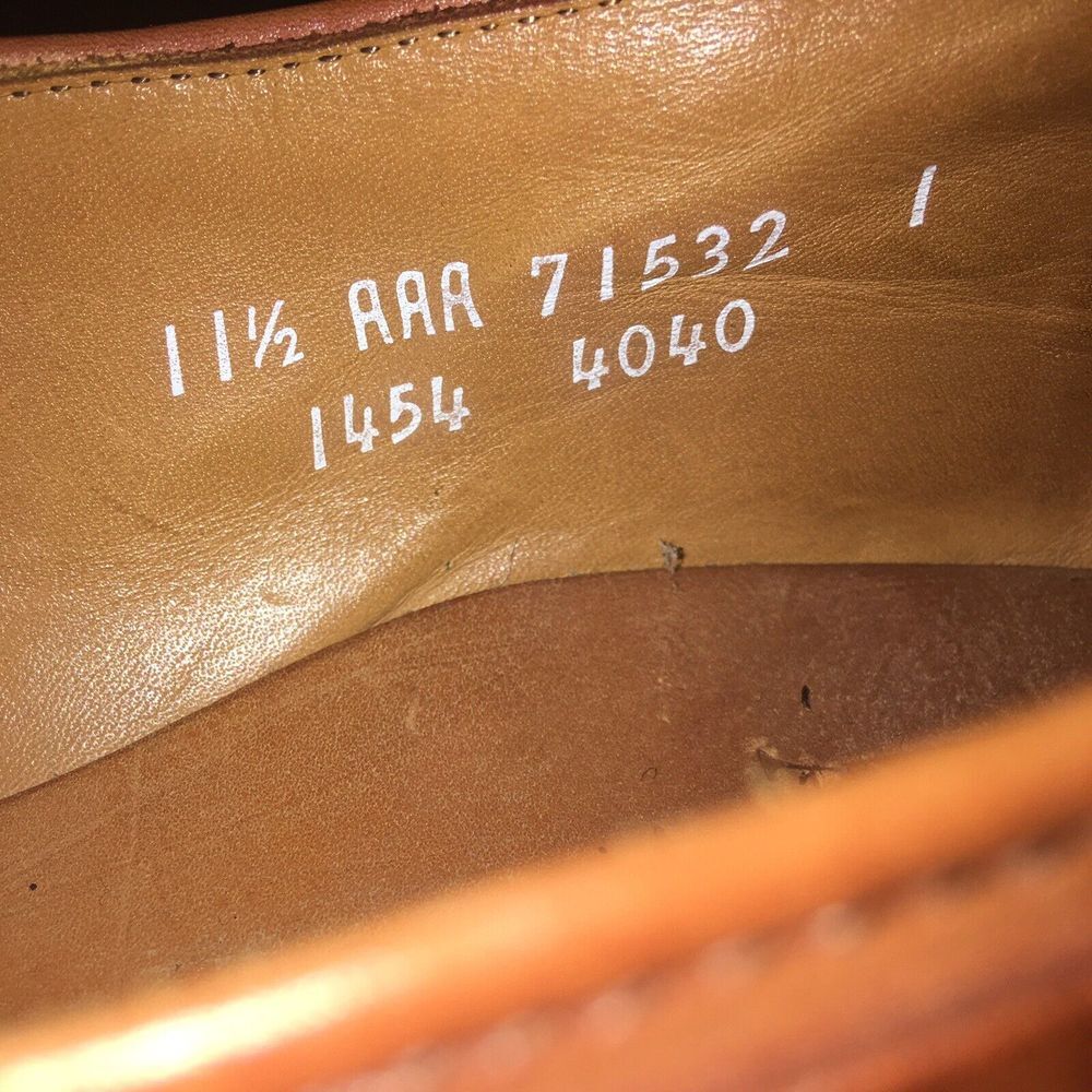 Allen Edmonds Colfax Brown Leather Kilt Tassel Wingtip Loafer Shoe Mens 11.5 AAA - Picture 5 of 9